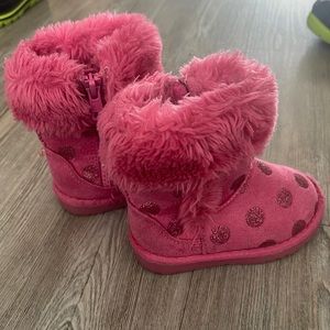 Baby Pink Boots